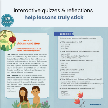 Bible Study Workbook for Kids