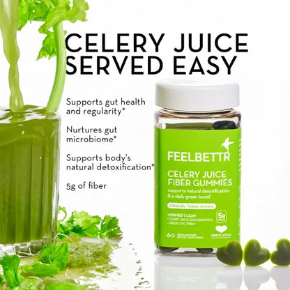 FEELBETTR Celery Juice Fiber Gummies